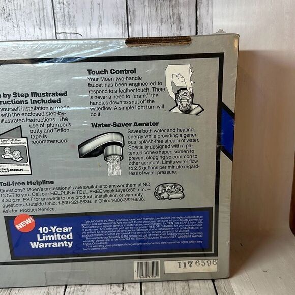 Vintage Moen Touch Control Silver Stanadyne Part No. 30707 Made in USA - Picture 7 of 7